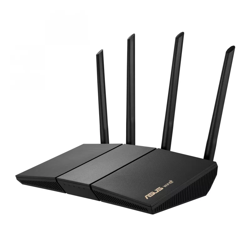 ASUS RT-AX57 Router inalámbrico Gigabit Ethernet Doble banda (2,4 GHz / 5 GHz) Negro