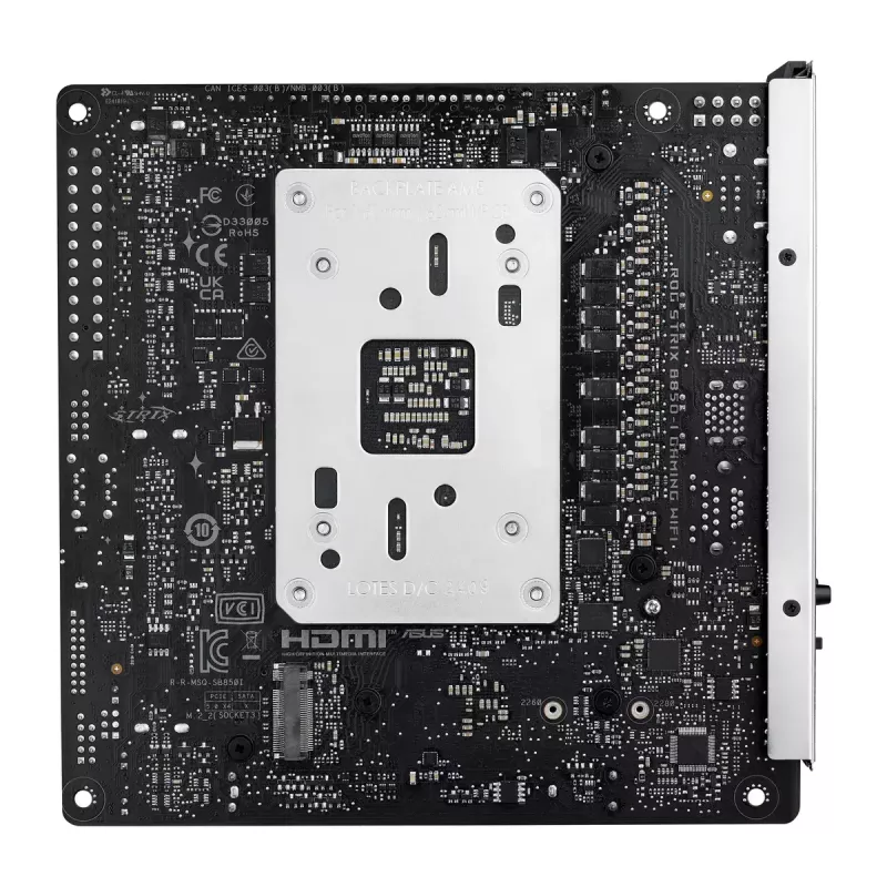 Placa base ASUS ROG STRIX B850-I GAMING WIFI, AMD B850, Socket AM5, mini ITX, 2x DDR5, Wi‑Fi 7, 2.5Gb LAN
