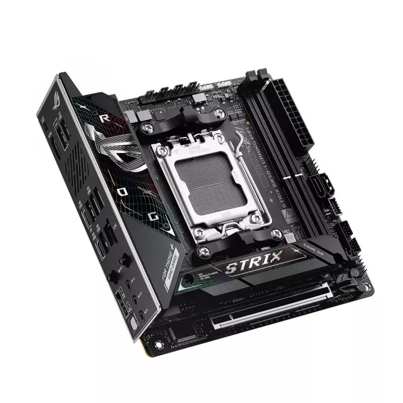 Placa base ASUS ROG STRIX B850-I GAMING WIFI, AMD B850, Socket AM5, mini ITX, 2x DDR5, Wi‑Fi 7, 2.5Gb LAN