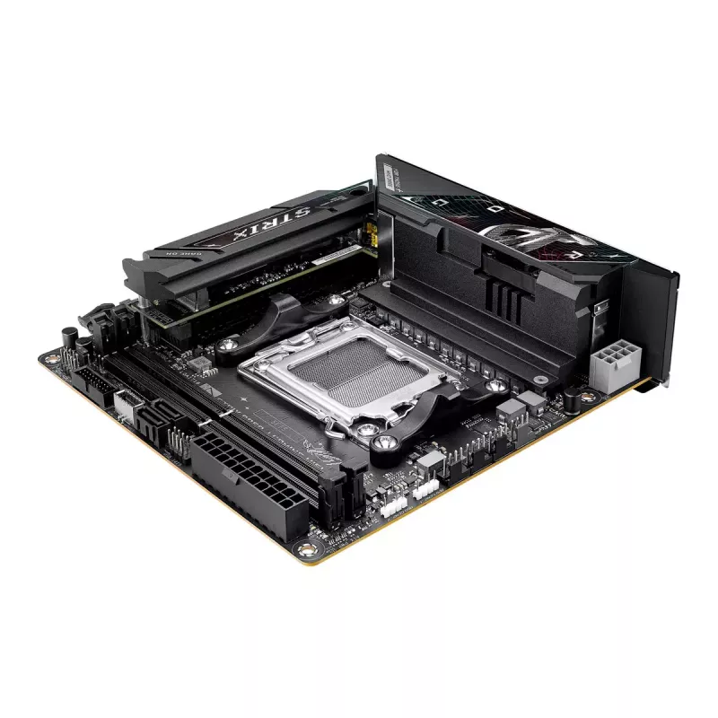 Placa base ASUS ROG STRIX B850-I GAMING WIFI, AMD B850, Socket AM5, mini ITX, 2x DDR5, Wi‑Fi 7, 2.5Gb LAN