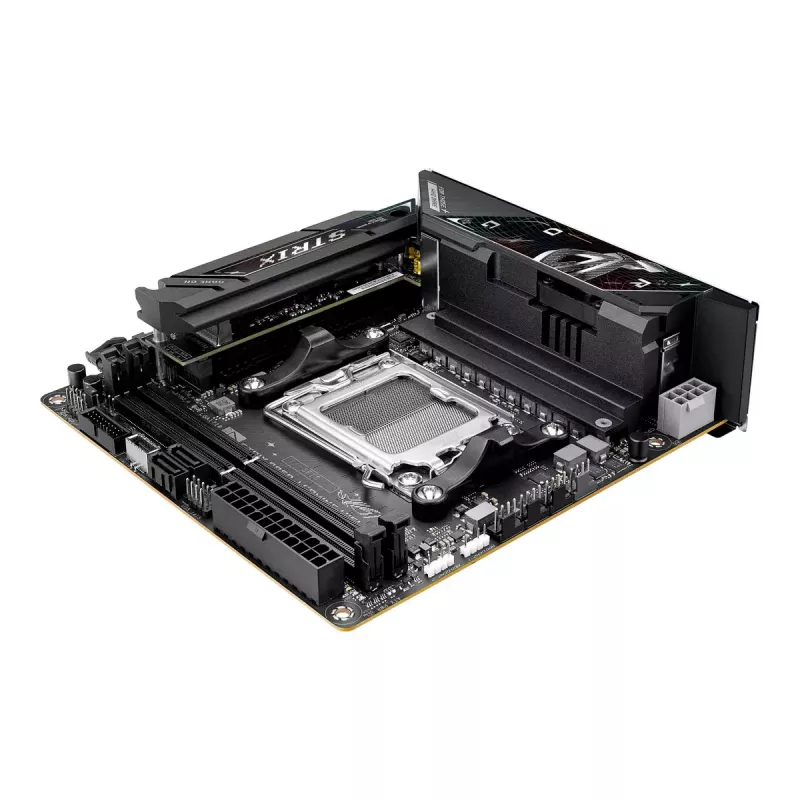 Placa base ASUS ROG STRIX B850-I GAMING WIFI, AMD B850, Socket AM5, mini ITX, 2x DDR5, Wi‑Fi 7, 2.5Gb LAN