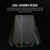 CORSAIR Caja de PC - Mid-Tower - 2500x Dual Chamber - Negra