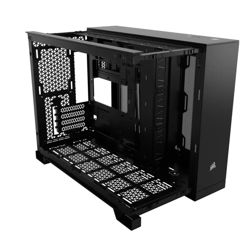 CORSAIR Caja de PC - Mid-Tower - 2500x Dual Chamber - Negra