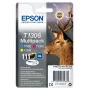 Epson Stag Multipack 3 colores T1306 DURABrite Ultra Tinta, Alto (XL) rendimiento, Cian, Magenta, Amarillo, Tinta pigmentada, 10,1 ml, 1 ud., Multipack