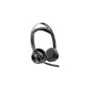 HP Poly Voyager Focus 2 USB-C-C Auriculares +Adaptador USB-C/A +Base de carga