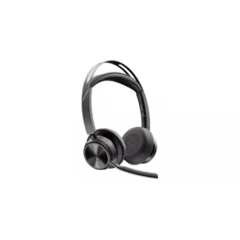 HP Poly Voyager Focus 2 USB-C-C Auriculares +Adaptador USB-C/A +Base de carga