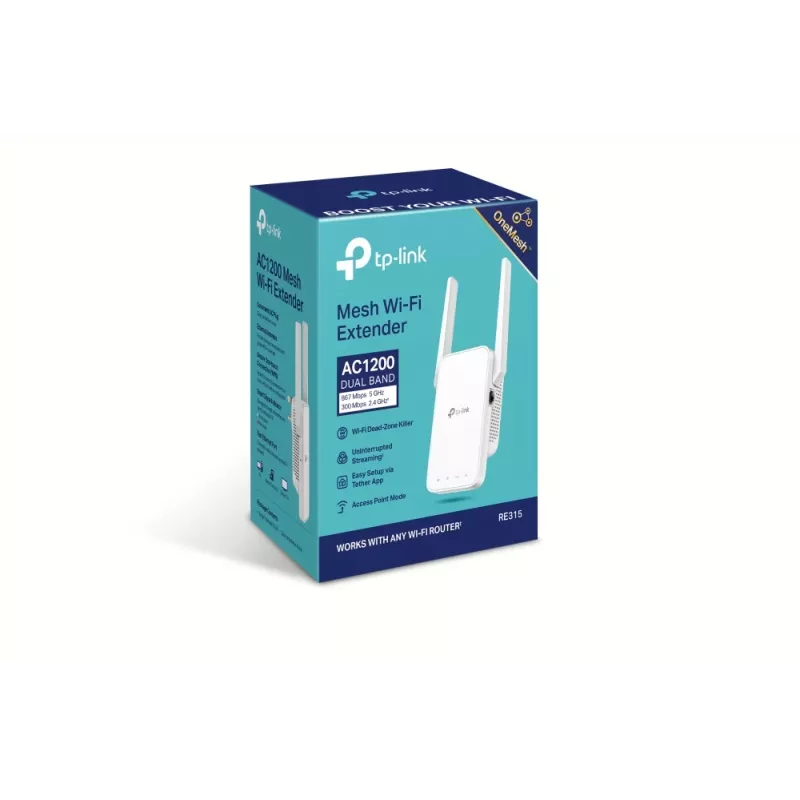 Repetidor de red TP-Link AC1200 Mesh amplificador de cobertura Wi-Fi