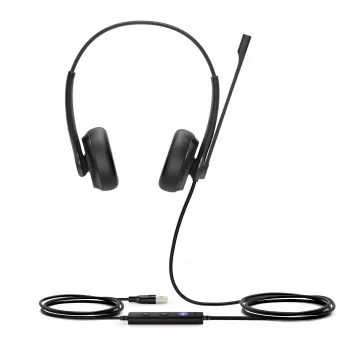 Yealink UH34 Dual Teams auricular, con cable, oficina/call center, 20 - 20000 Hz, 118 g, auricular, negro