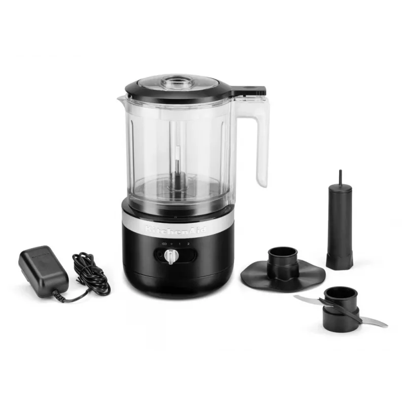 Picadora eléctrica KitchenAid 5KFCB519EBM 1,19 L 24 W negra transparente
