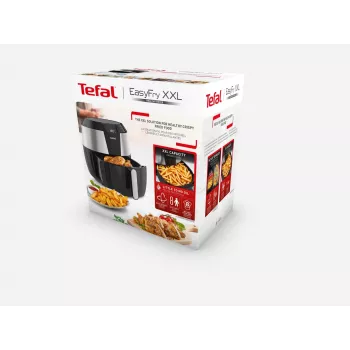 Freidora de aire Tefal Easy Fry EY701D Single 5,6 L independiente 1850 W negra, acero inoxidable