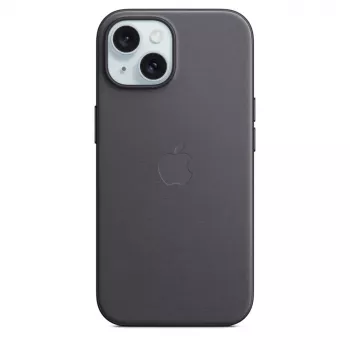 APPLE Apple funda FineWoven con MagSafe iPhone 15 negra