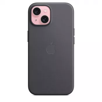 APPLE Apple funda FineWoven con MagSafe iPhone 15 negra