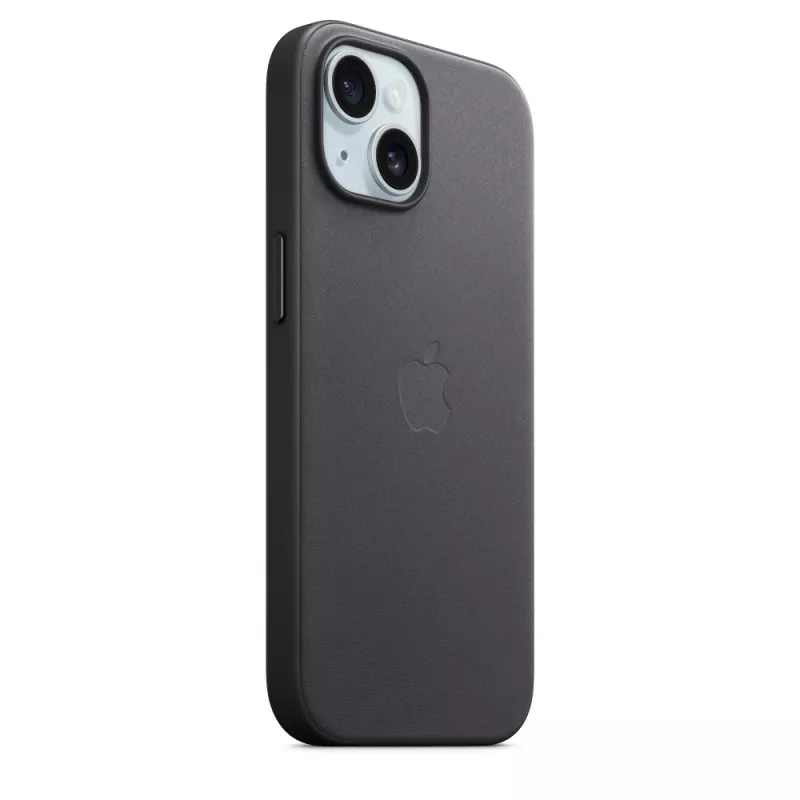 Apple funda FineWoven con MagSafe iPhone 15 negra