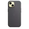 Apple funda FineWoven con MagSafe iPhone 15 negra