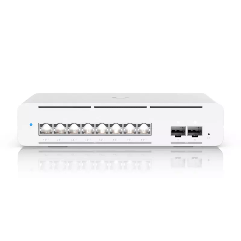Switch gestionado Ubiquiti UniFi Pro XG 8 PoE 10G Ethernet 8 puertos