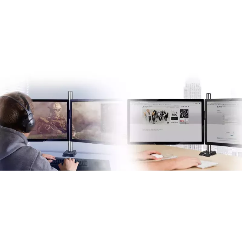 ARCTIC Z2 (Gen 3) - brazo doble para monitor con concentrador USB