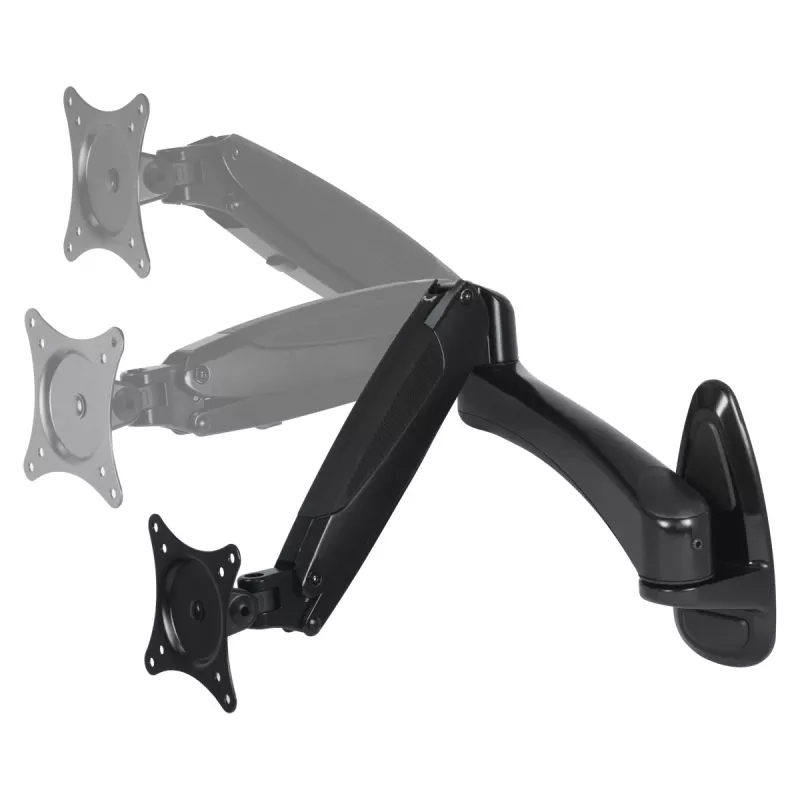 ARCTIC W1-3D - soporte de pared para monitor con tecnología de gas, 8 kg, 33 cm (13 inch), 81,3 cm (32 inch), 75 x 75 mm, 100 x 100 mm, negro