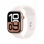 APPLE Watch Series 10 GPS 46mm caja de aluminio oro rosa con correa deportiva Light Blush - M/L