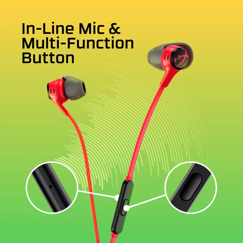 HyperX Cloud Earbuds II negro