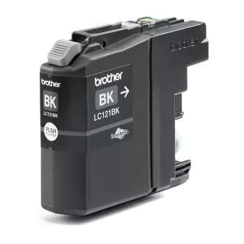 Brother LC121BK cartucho de tinta 1 ud. original negro