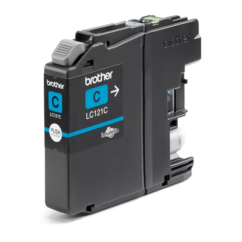 Brother LC121C cartucho de tinta, 1 ud., original cian