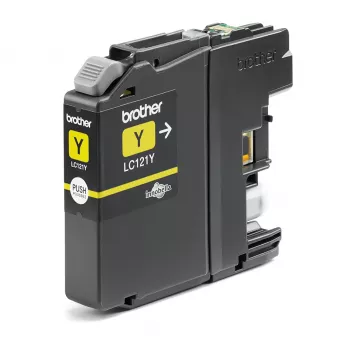 Brother LC-121Y cartucho de tinta 1 ud. original amarillo
