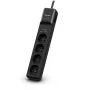 CyberPower Tracer III P0420SUD0-FR protector contra sobretensiones negro 4 salidas AC 200 - 250 V 1,8 m