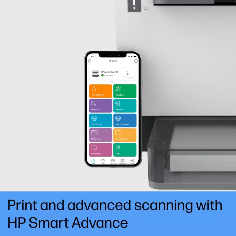 HP LaserJet Tank MFP 1604w impresora, láser, monocromo, 600 x 600 DPI, A4, impresión directa, negro
