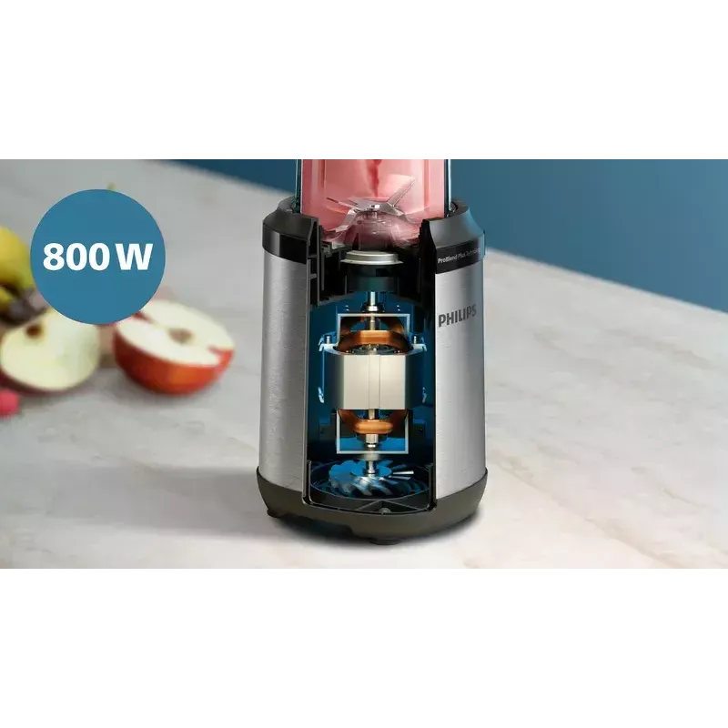 Batidora de mesa Philips 5000 Serie HR2765/00 negra acero inoxidable