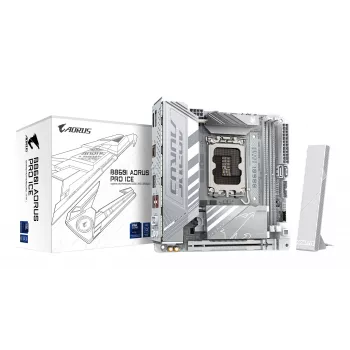 Placa base GIGABYTE B860I AORUS PRO ICE, Intel B860, LGA 1851, Mini-ITX