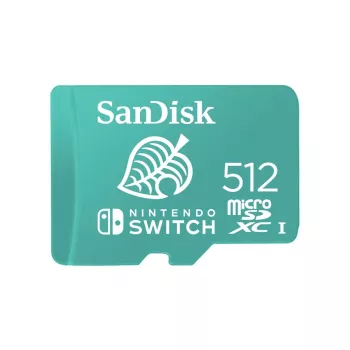 Tarjeta Micro SDXC WESTERN DIGITAL SanDisk para Nintendo Switch 512 GB UHS-I 100 MB/s