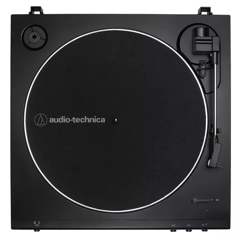 Tocadiscos de transmisión por correa Audio-Technica AT-LP60X totalmente automático negro