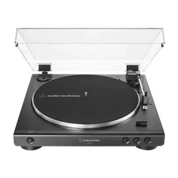 Tocadiscos de transmisión por correa Audio-Technica AT-LP60X totalmente automático negro