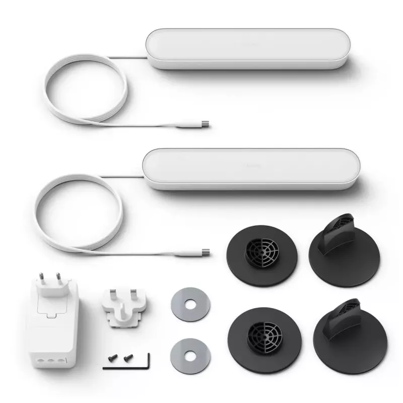 Philips Hue White and Colour Ambience Play Light Bar Pack doble