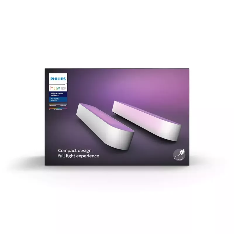 Philips Hue White and Colour Ambience Play Light Bar Pack doble