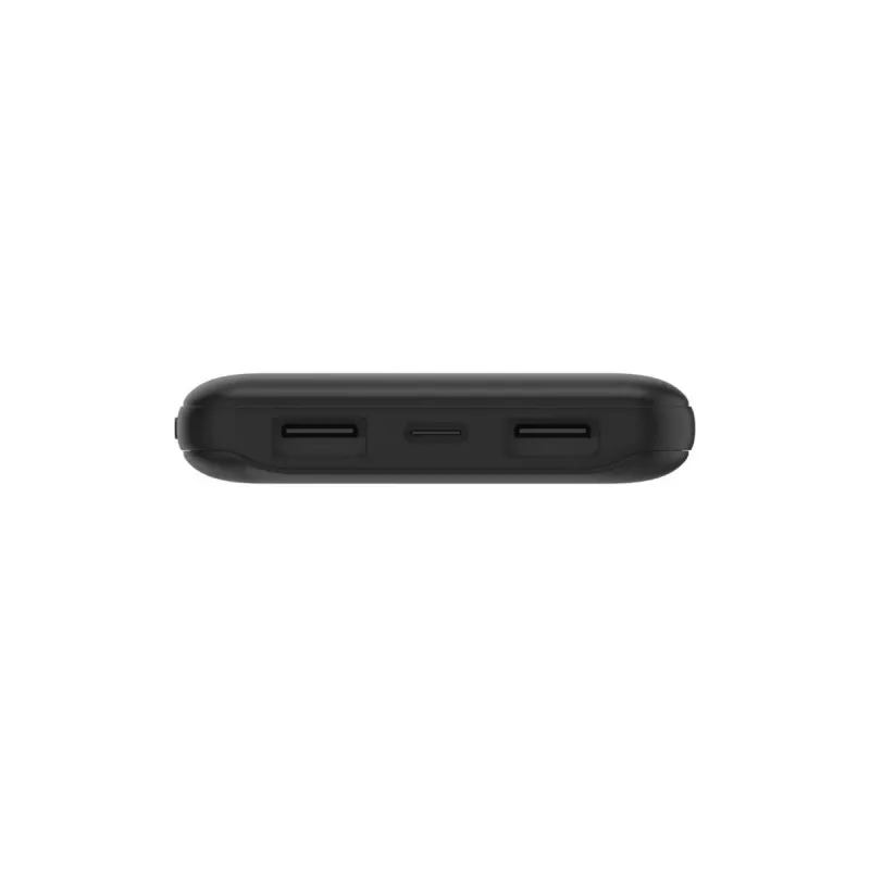 Batería externa BELKIN 10k con USB-C 15 W doble USB-A cable USB-A a C de 15 cm negro
