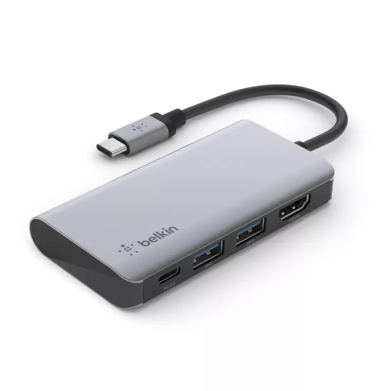 Adaptador multipuerto USB-C 4 en 1 BELKIN