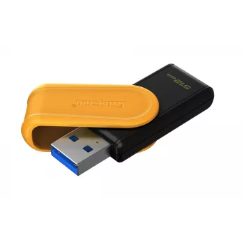 Kingston Technology DataTraveler 512GB USB 3.2 Gen 1 portátil Exodia S (negro/amarillo)
