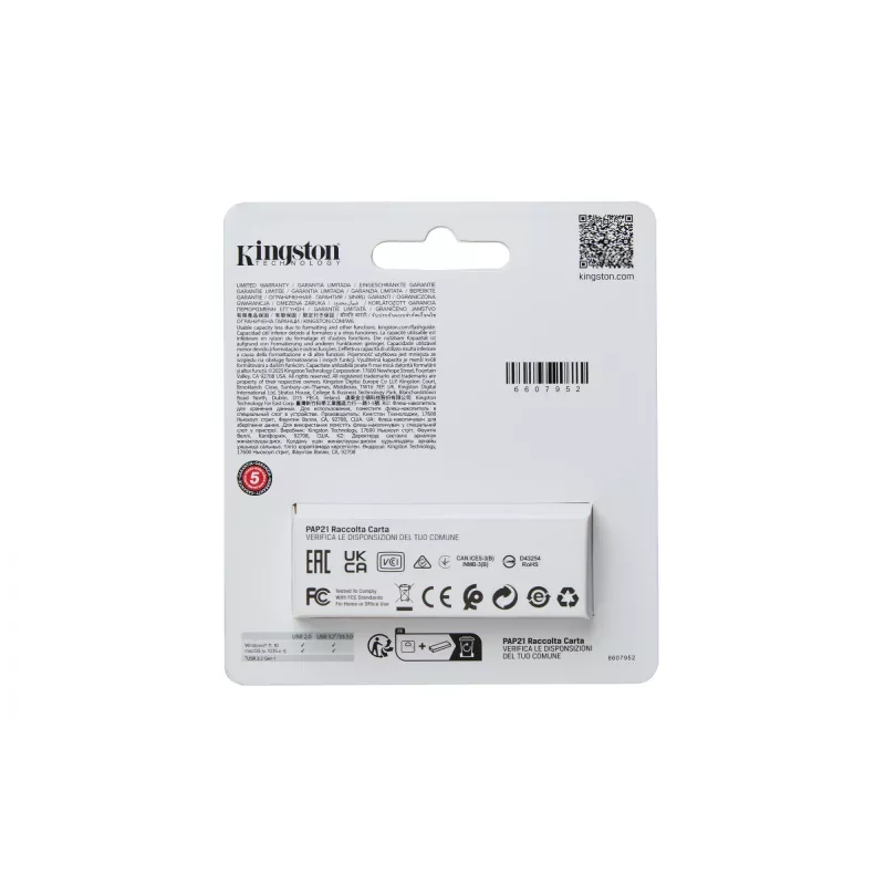 Kingston Technology DataTraveler 512GB USB 3.2 Gen 1 portátil Exodia S (negro/amarillo)