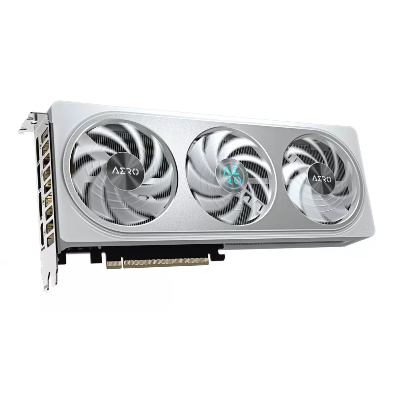 Tarjeta gráfica GIGABYTE GeForce RTX 5060 Ti AERO OC 16G - 16GB GDDR7, 128bit, PCI-E 5.0, 2647MHz de frecuencia de núcleo, 3 x DisplayPort, 1 x HDMI, GV-N506TAERO OC-16GD