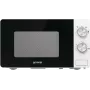 Microondas Gorenje MO17E1W, de sobremesa, microondas solo, 17 L, 700 W, pantalla integrada, LED