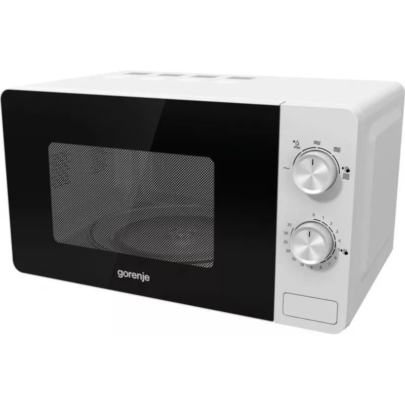 Microondas Gorenje MO17E1W, de sobremesa, microondas solo, 17 L, 700 W, pantalla integrada, LED
