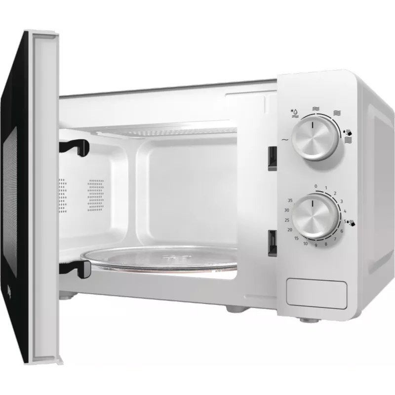 Microondas Gorenje MO17E1W, de sobremesa, microondas solo, 17 L, 700 W, pantalla integrada, LED