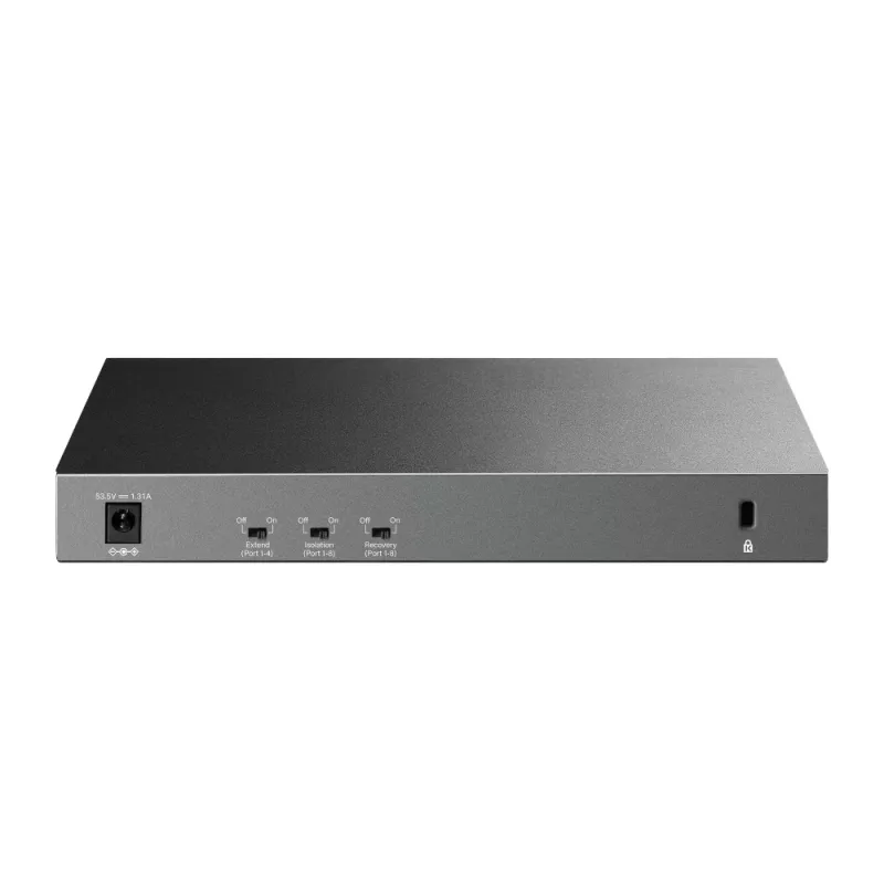 Switch no gestionado TP-LINK LS1210GP 10 puertos Gigabit, 8× PoE+ (61 W total), 1× SFP, 9× RJ‑45 Gigabit