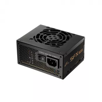 Fuente de alimentación FSP SFX PRO 450W SFX SFX3.3 Negra, 450 W, 100 - 240 V, 50 - 60 Hz, 6 A, 2.5 A, Activa