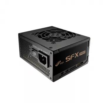 Fuente de alimentación FSP SFX PRO 450W SFX SFX3.3 Negra, 450 W, 100 - 240 V, 50 - 60 Hz, 6 A, 2.5 A, Activa