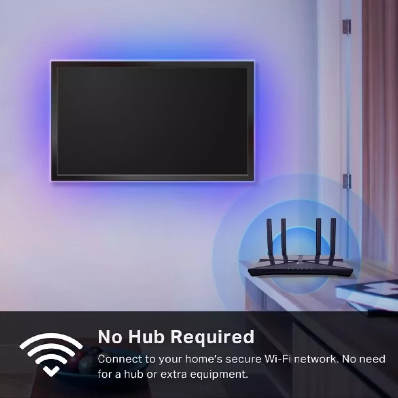 TP-Link Tapo L930-5 tira LED inteligente Wi-Fi, 5 m, multicolor (16 millones de colores), 13 W, blanca