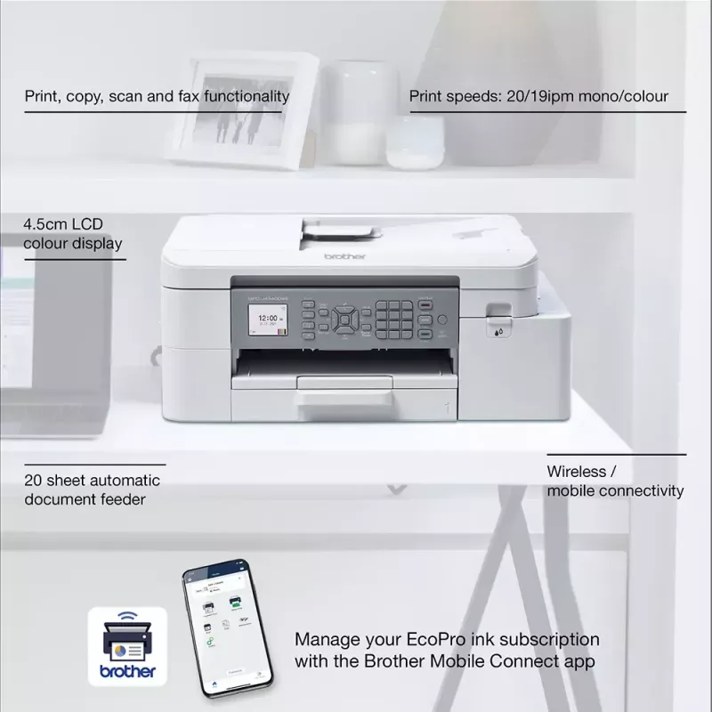 Impresora multifunción Brother MFC-J4340DWE Inyección de tinta A4 1200 x 4800 DPI Wi-Fi