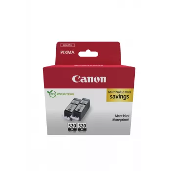 Tinta Canon 2932B019 PGI-520 Doble pack Negro