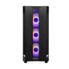 Caja de PC CHIEFTEC GS-01B-OP Torre Negra – cristal templado, ventilador RGB, compatible con ATX/Micro-ATX, GPU hasta 320 mm